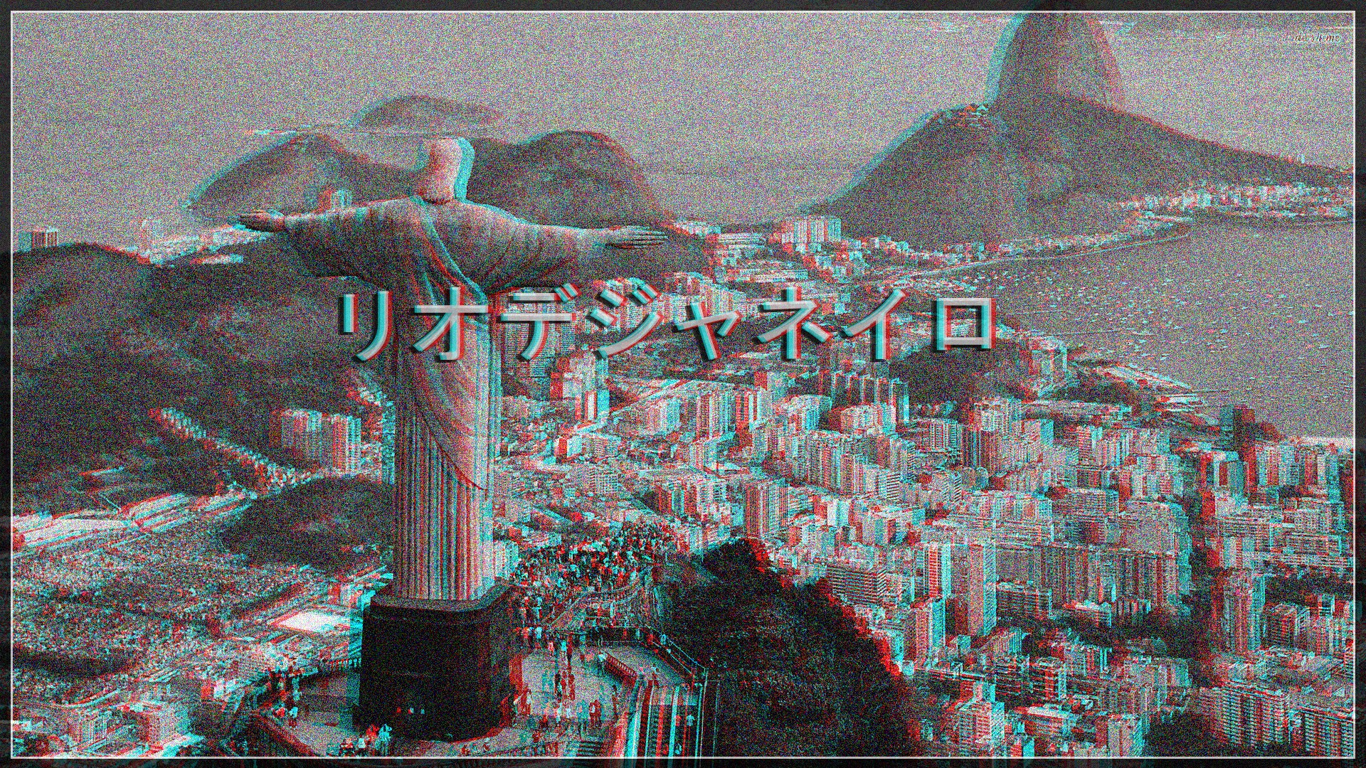 1920x1080 Wallpaper Painting, Photoshop, 3d, Glitch Art, Photo - Vaporwave Painting