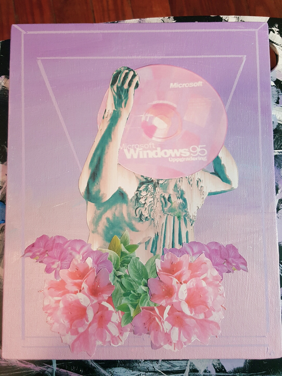 1080x1440 Back With Another Vaporwave Painting. - Vaporwave Painting