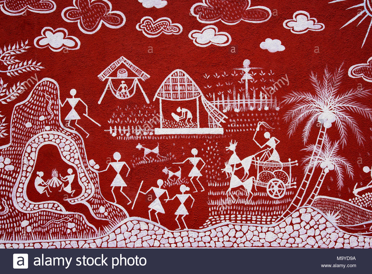 1300x957 Warli Painting Stock Photos Amp Warli Painting Stock Images - Varli Painting