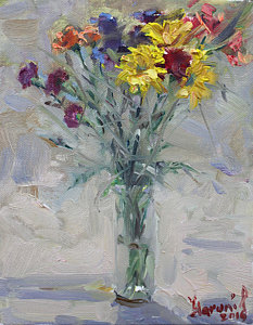233x300 Vase Of Flowers Paintings Fine Art America - Vase Of Flowers Painting