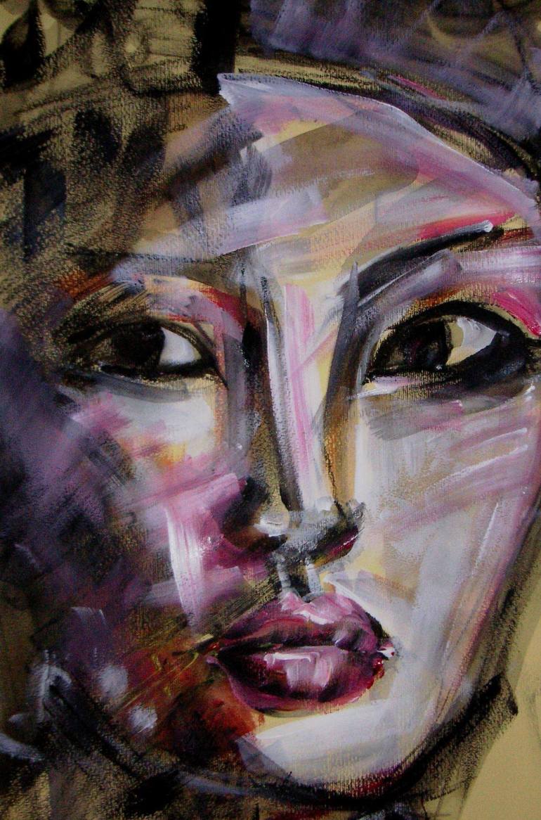 770x1166 Saatchi Art Look Painting By Toshio Sone Vasquez - Vasquez Painting
