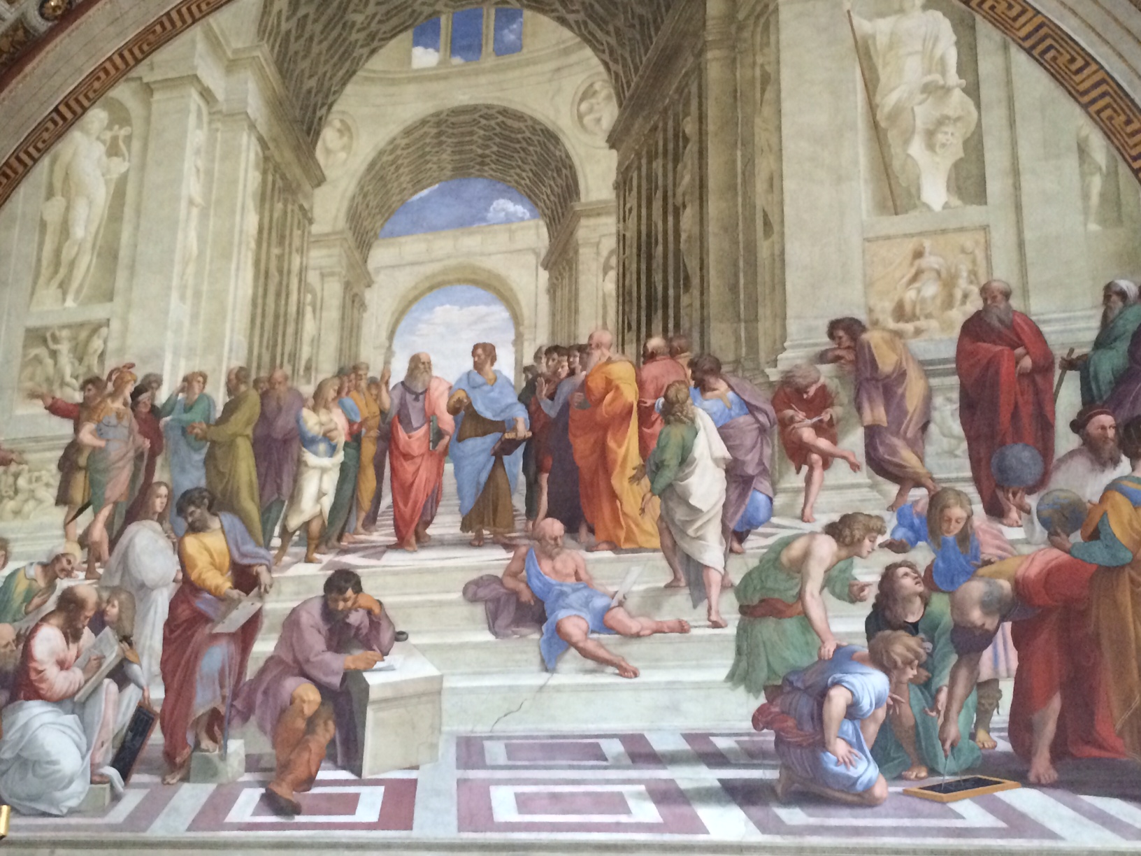 1632x1224 Rafael'S's Famous Painting, The School Of Athens. The Vatican - Vatican City Painting