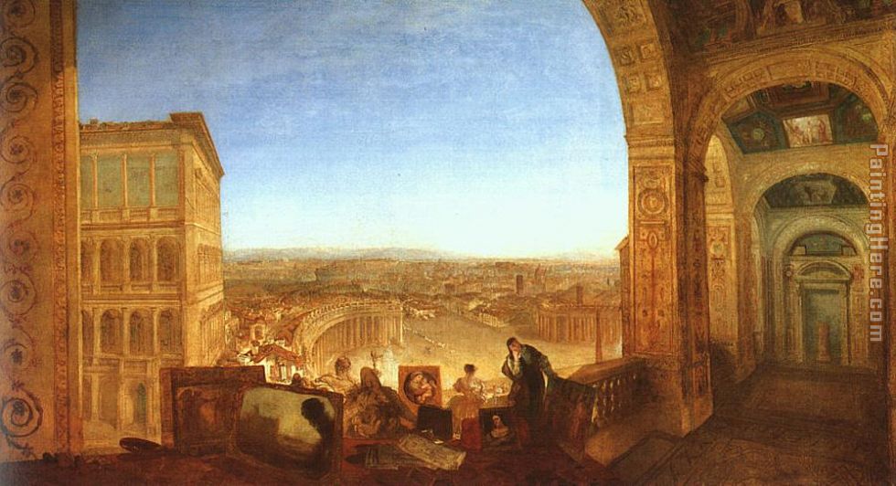 980x532 Joseph Mallord William Turner Rome From The Vatican Painting - Vatican Painting