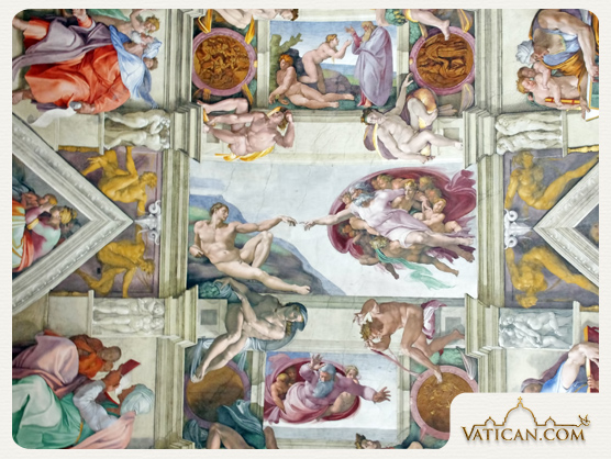 556x418 Sistine Chapel - Vatican Painting