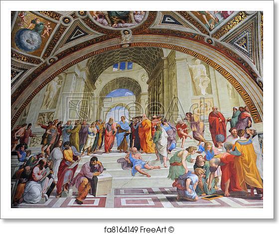 560x470 Free Art Print Of Painting By Artist Rafael In Vatican, Rome - Vatican Painting