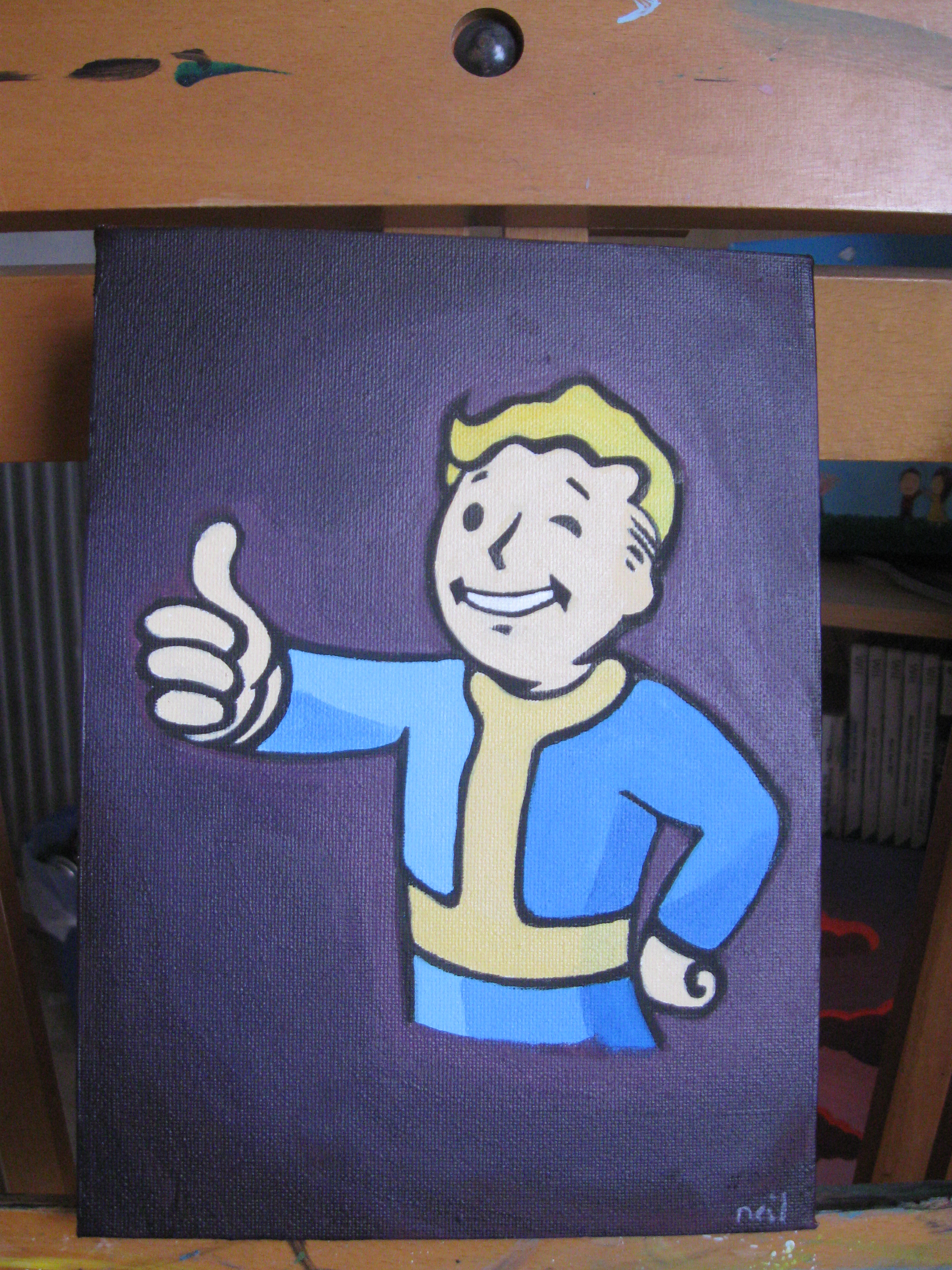 2448x3264 Paintings Neil Slorance Page 2 - Vault Boy Painting