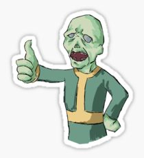 210x230 Vault Boy Painting Amp Mixed Media Stickers Redbubble - Vault Boy Painting