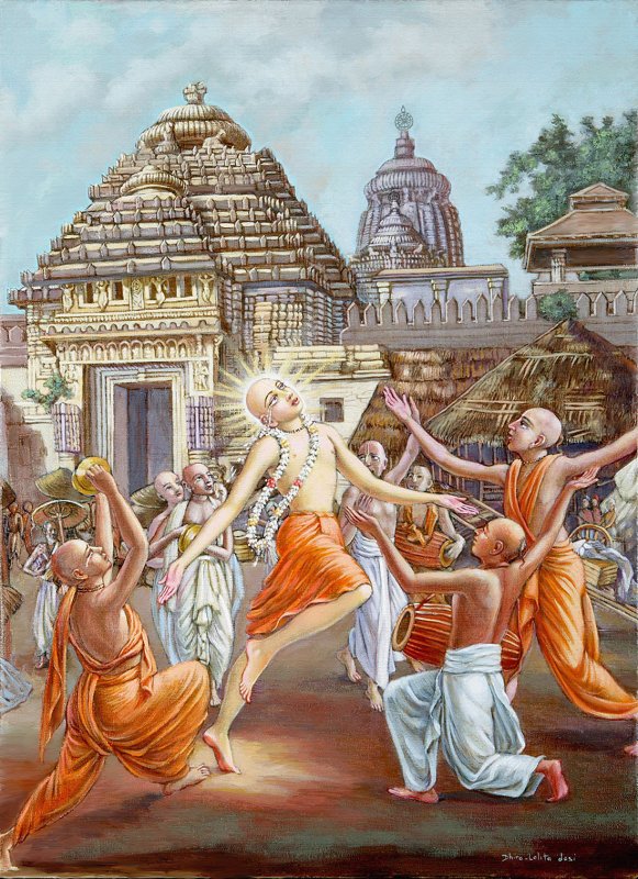 581x800 Mahaprabhu Dancing In Puri. Vedic Art, Krishna Art, Chaitanya - Vedic Painting