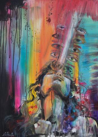 341x480 Inside My Spirituality - Vegan Painting