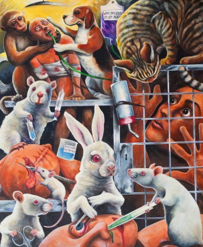 772x939 Andrew, Vegan Artist And Biologist - Vegan Painting