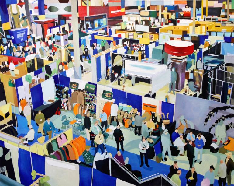 770x611 Saatchi Art Las Vegas Painting By Xizi Liu - Vegas Painting