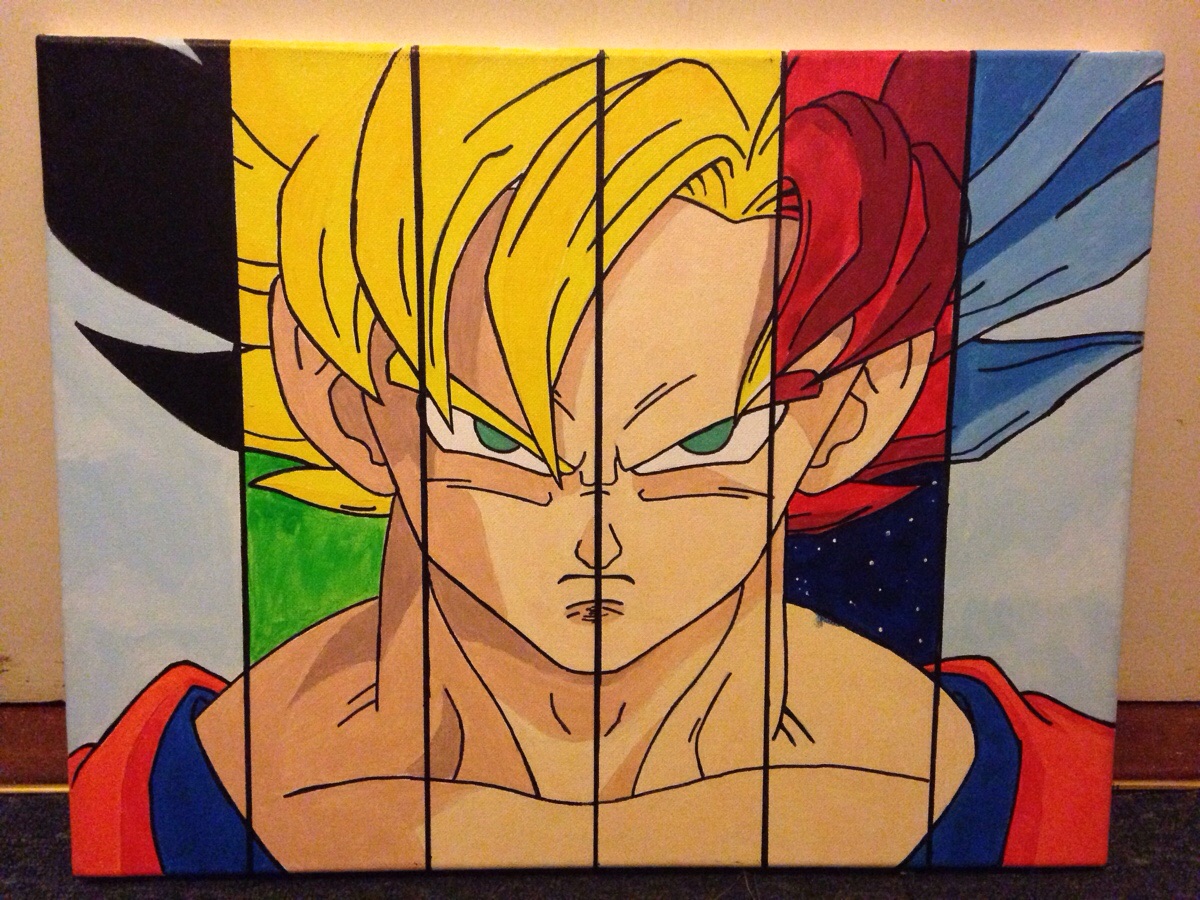 1200x900ndroid 18, The Fourth Painting Of The Series. Goku Nexts - Vegeta Painting