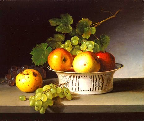464x390 It's About Time Fruits Amp Vegetables By James Peale (1749 1831) - Vegetable Basket Painting