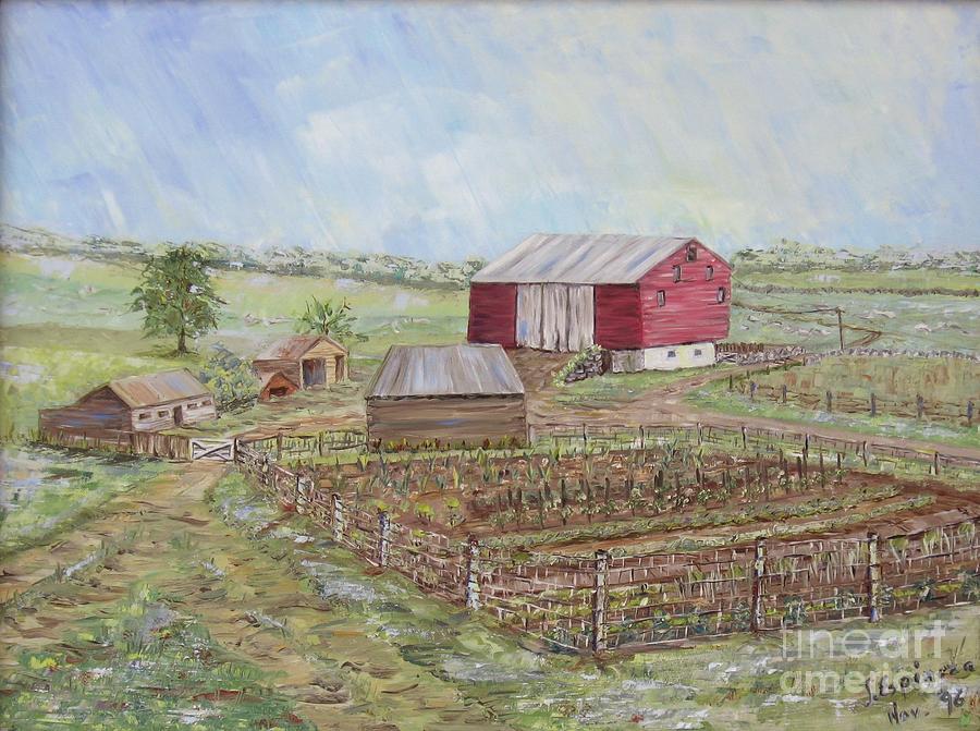 900x671 Homeplace - Vegetable Garden Painting