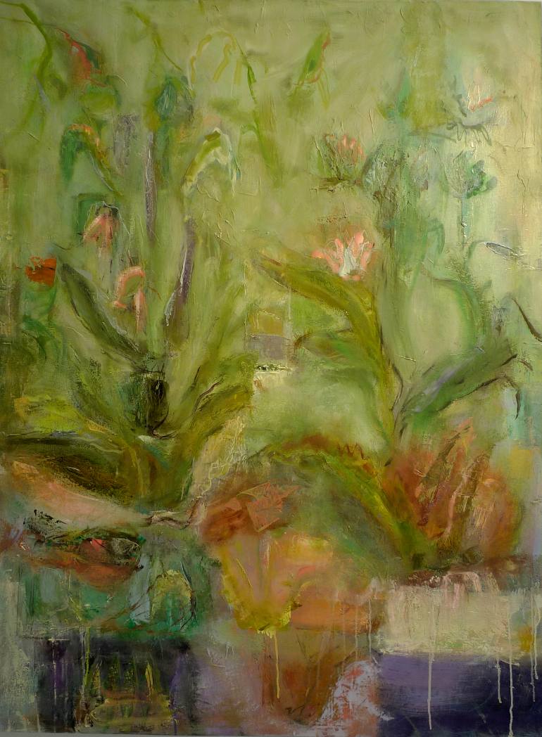 770x1048 Saatchi Art Vegetable Garden Painting By Jan Lhormer - Vegetable Garden Painting