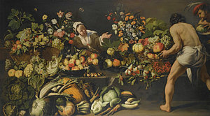 300x166 Vegetable Man Paintings - Vegetable Man Painting