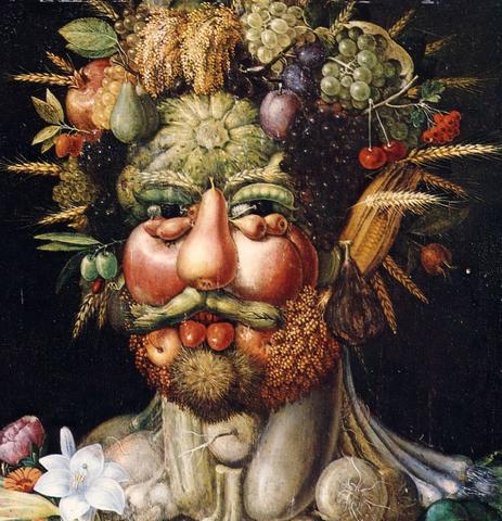 463x480 What'Sin Fruit Box Blog Fruits, Our Fountain Of Life - Vegetable Man Painting