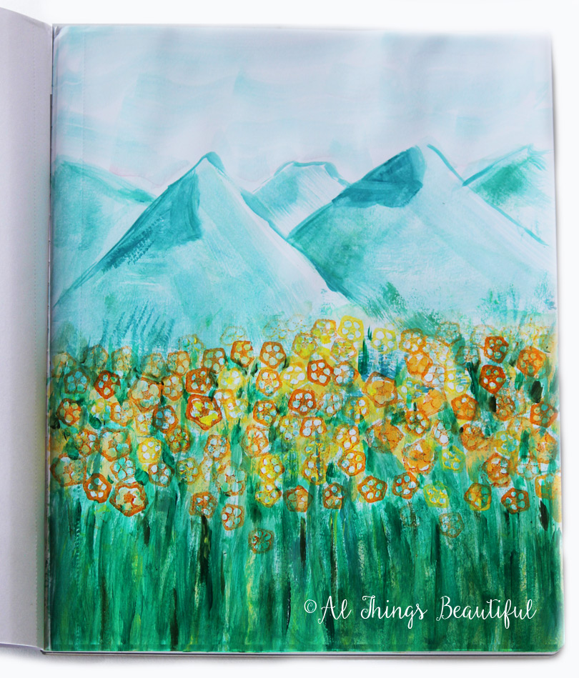 810x949 Fun And Creative Vegetable Painting Al Things Beautiful - Vegetable Painting