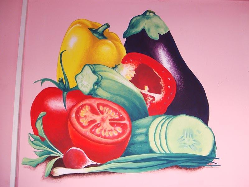 800x600 Vegetable Mural Painting By Matko Matkovic - Vegetable Painting