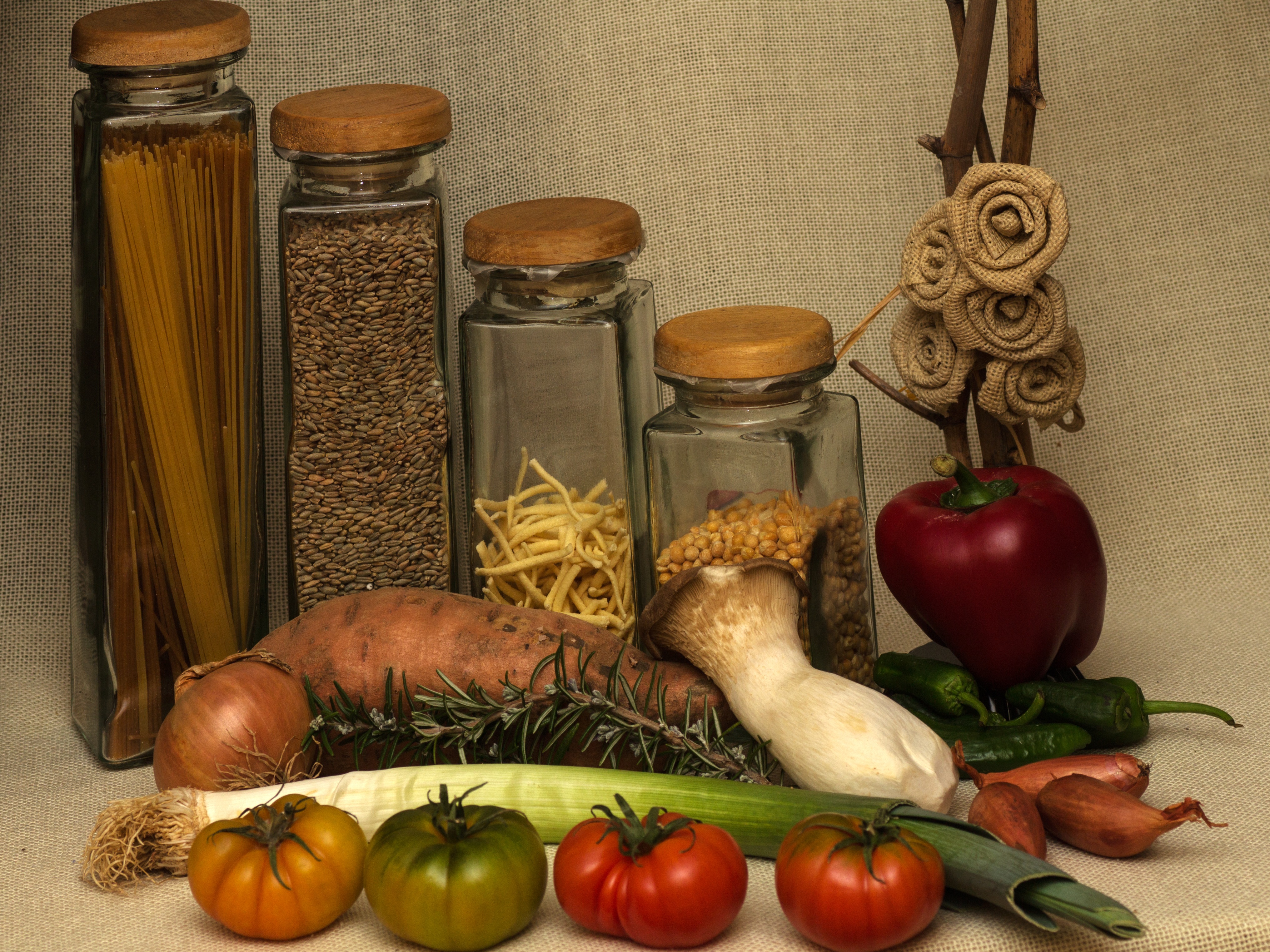 4065x3048 Free Images Food, Produce, Vegetable, Still Life, Painting - Vegetable Still Life Painting