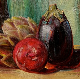 305x300 Vegetable Still Life Paintings - Vegetable Still Life Painting