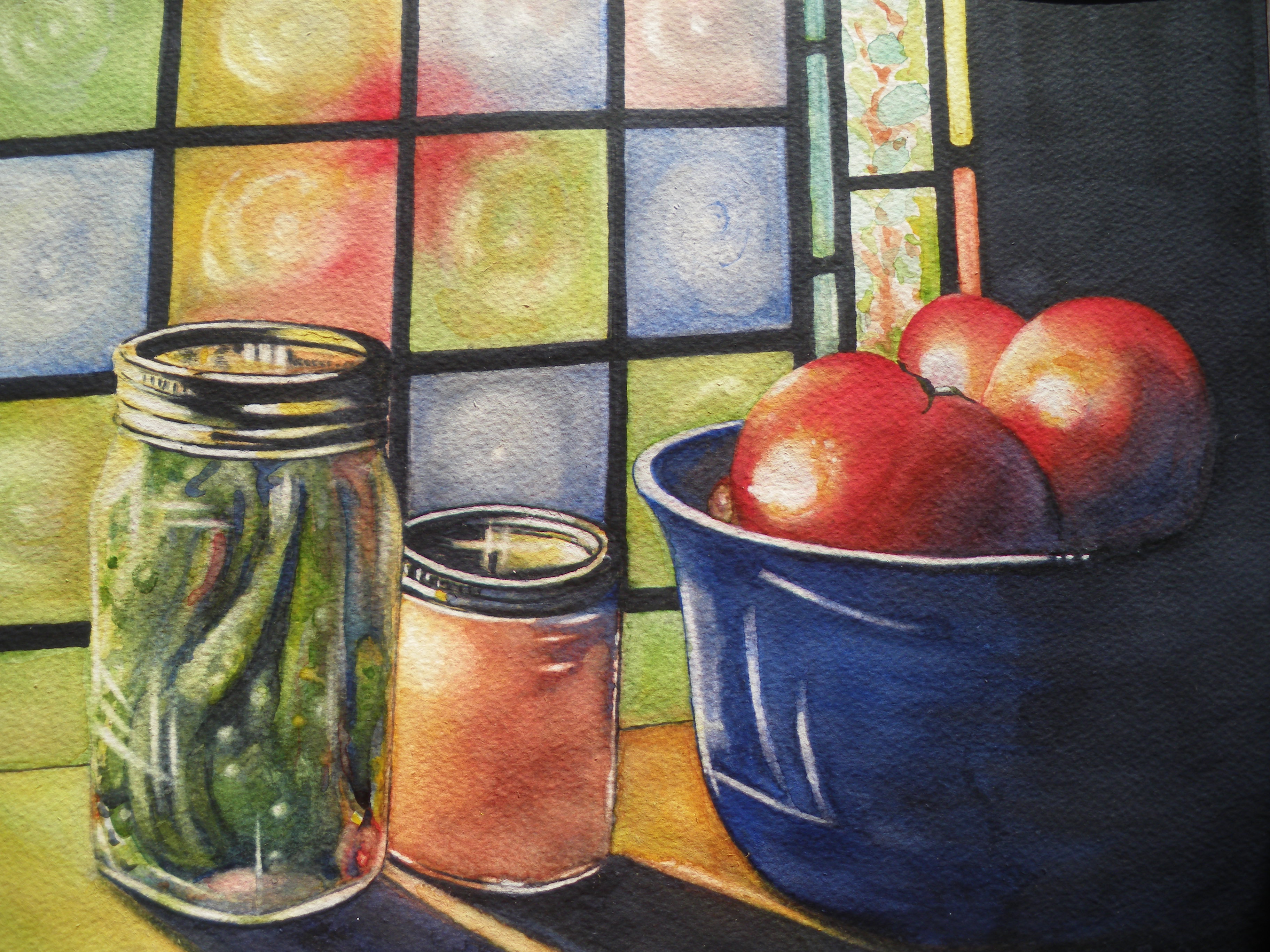 3648x2736 Artshow May2017 Goward House - Veggie Painting