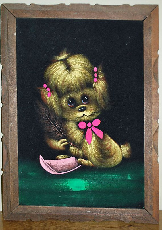 570x808 Sale - Velvet Dog Painting