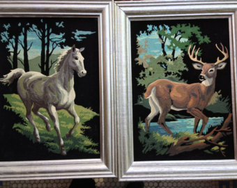 Velvet Horse Painting