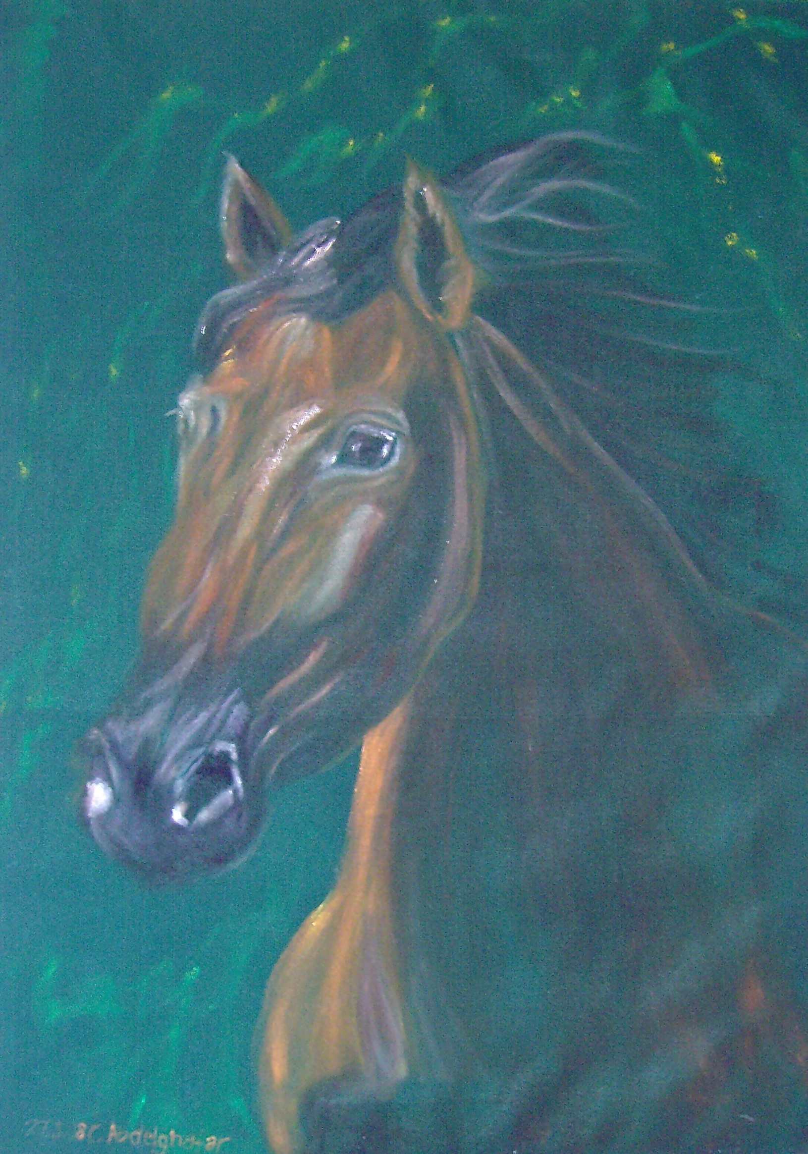 Velvet Horse Painting at PaintingValley.com | Explore collection of ...