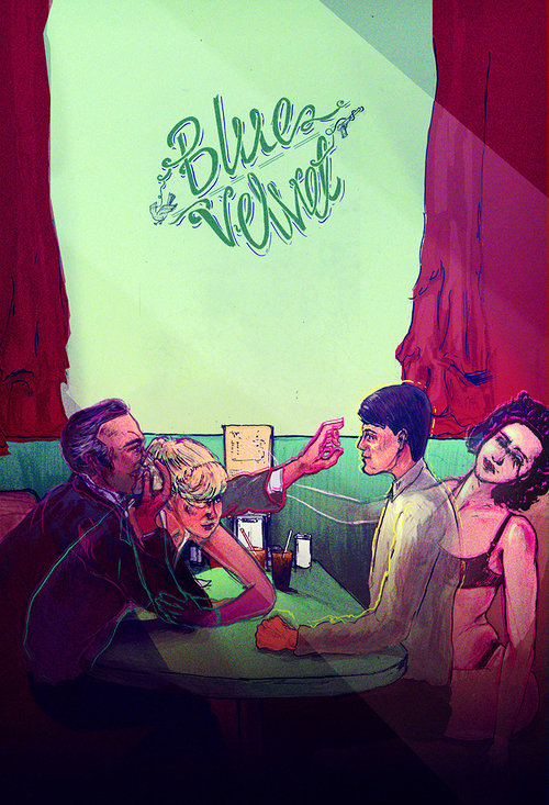 500x733 Pop Art Show Based On The Films Of David Lynch - Velvet Painting Artists