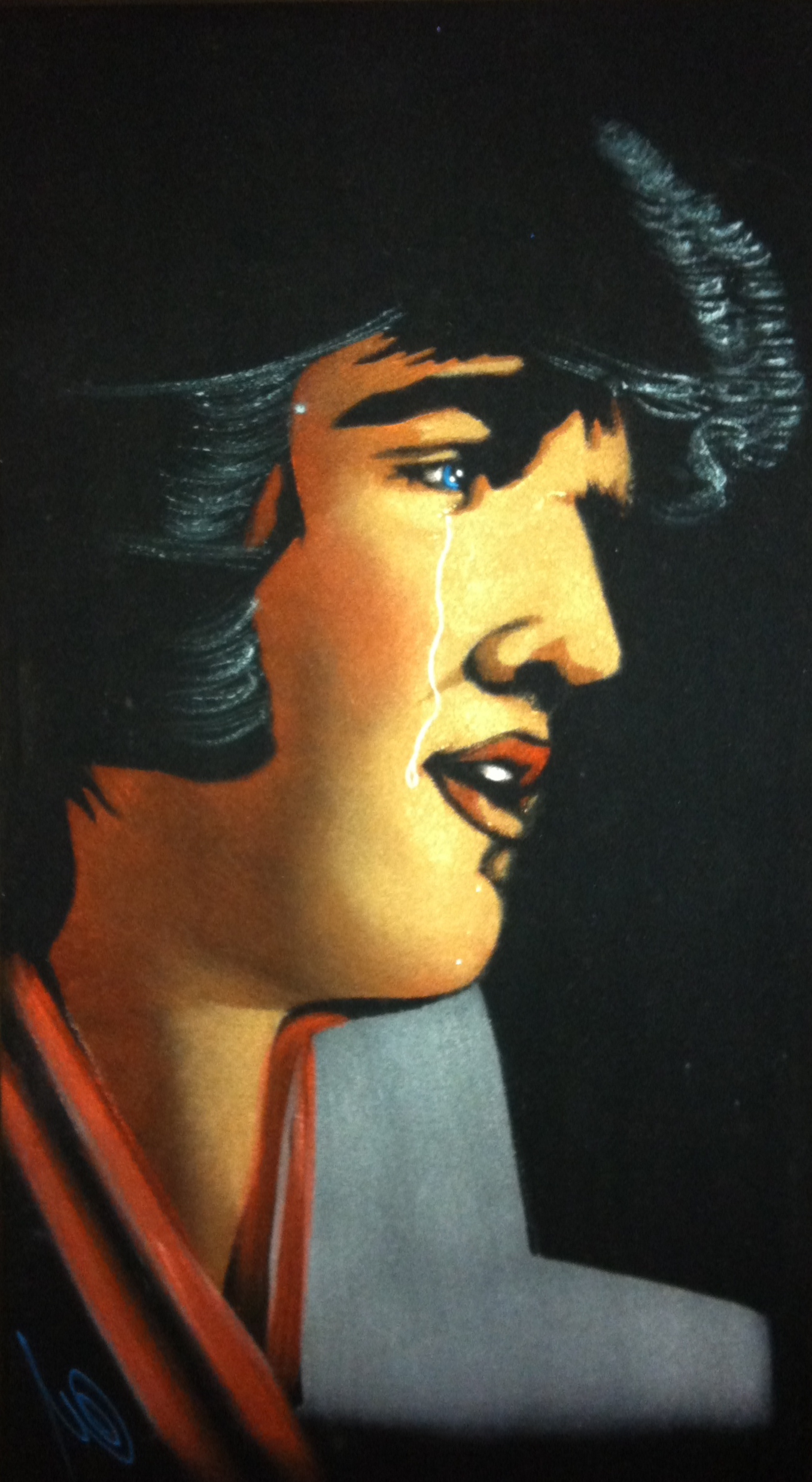 1357x2476 Velvet Elvis Painting Value Painting Truthful Enthusiasm - Velvet Painting Value