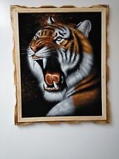 169x225 Velvet Painting Ebay - Velvet Panther Painting