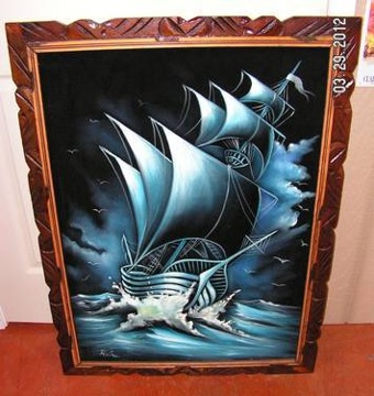 340x360 - Velvet Ship Painting