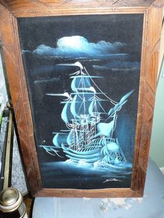 236x314 Black Velvet Ship Painting Awful. Lol Black Velvet If You - Velvet Ship Painting