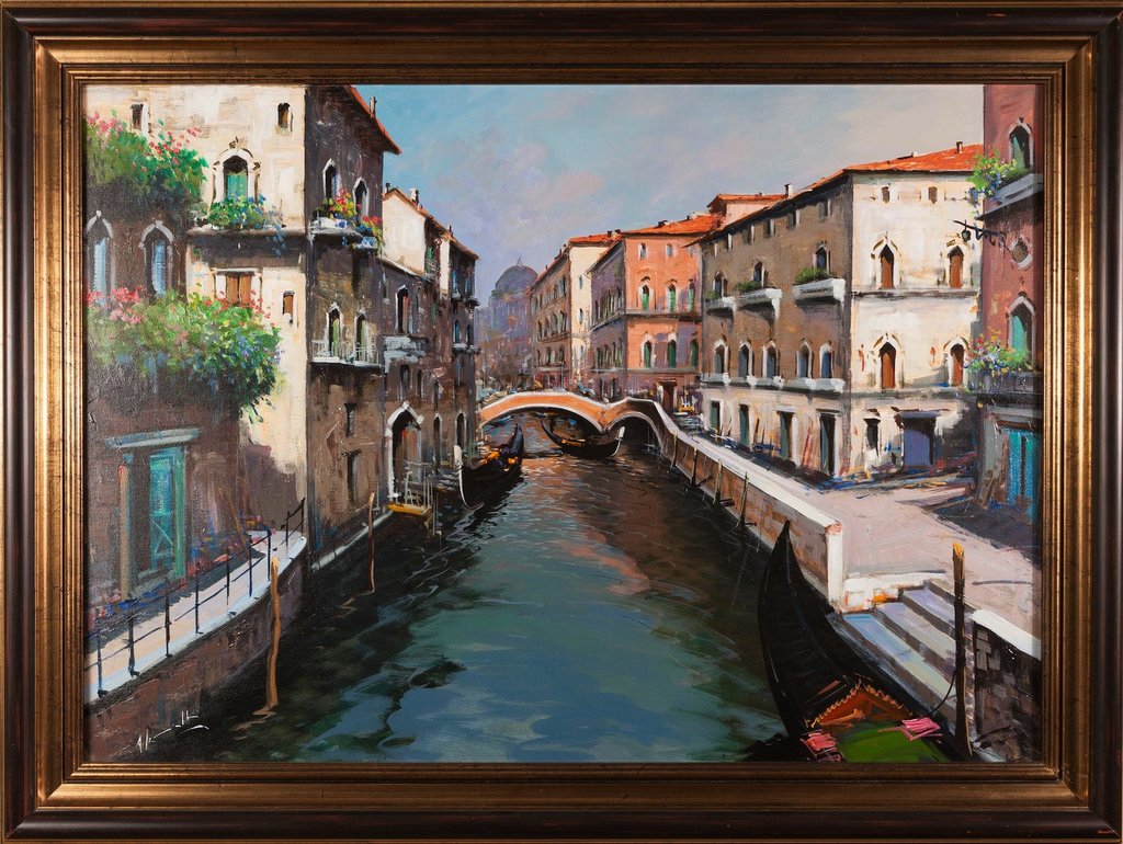 1024x770 Garners Fine Art Original, Modern Amp Contemporary Artwork For Sale - Venetian Oil Painting