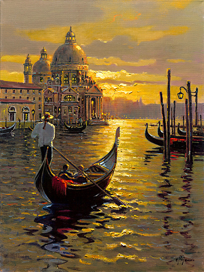 413x550 Venetian Scene Painting The Art Of Bob Pejman - Venetian Oil Painting