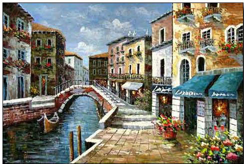 488x327 Venice Oil Painting,venice Oil Paintings - Venetian Oil Painting