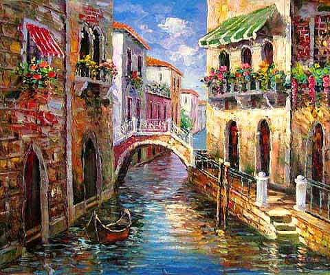 480x400 Quick And Easy Painting Of Venice - Venetian Oil Painting