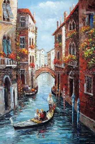 Venice Canal Painting at PaintingValley.com | Explore collection of ...