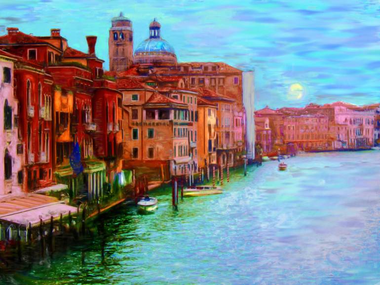 770x578 Saatchi Art Grand Canal Venice Painting By Carla G Art - Venice Grand Canal Painting