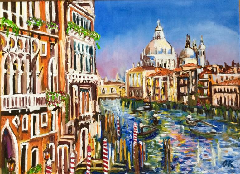 Venice Grand Canal Painting At PaintingValley.com | Explore Collection ...