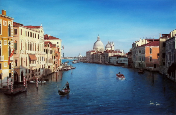 600x393 The Eurasia Art Rakuten Global Market Grand Canal, Venice Oil - Venice Grand Canal Painting