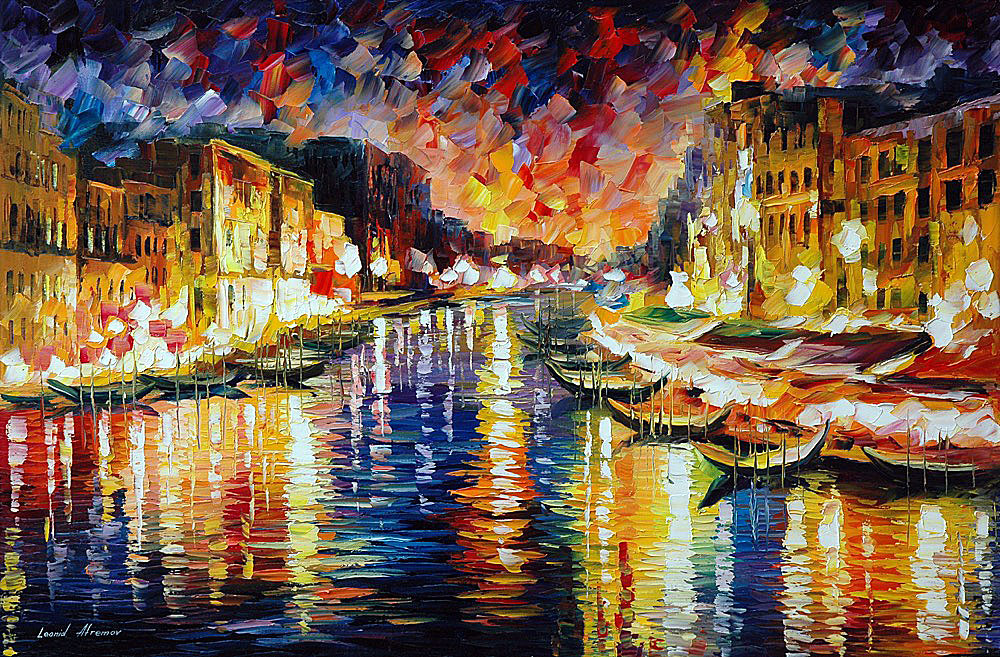 1000x657 Venice - Venice Grand Canal Painting