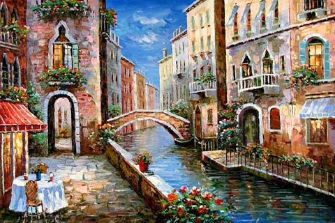 480x320 Venice Oil Painting 0081 - Venice Oil Painting