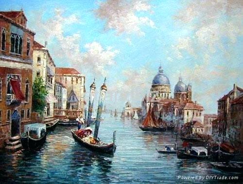 500x378 Venice Oil Painting Original Innomall - Venice Oil Painting