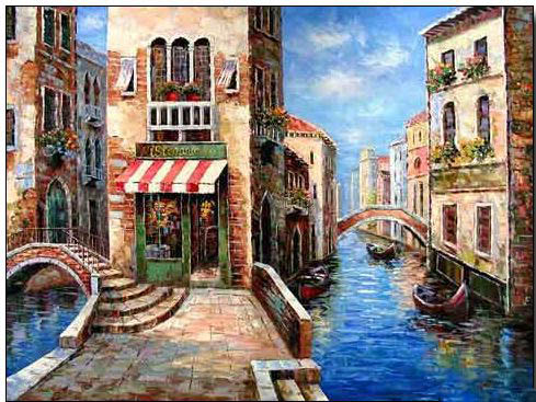 489x367 Venice Oil Painting,venice Oil Paintings - Venice Oil Painting