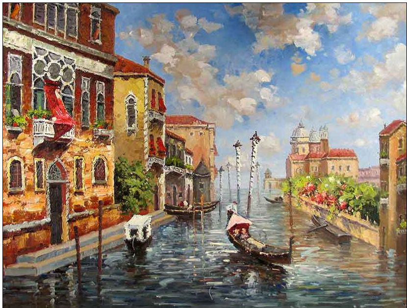 830x628 Venice Oil Painting,venice Oil Paintings - Venice Oil Painting