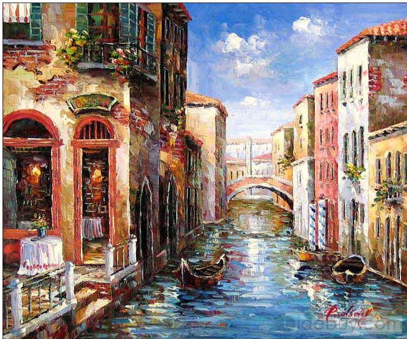 804x670 Venice Italy, Oil Painting Paintings Venice Italy - Venice Oil Painting