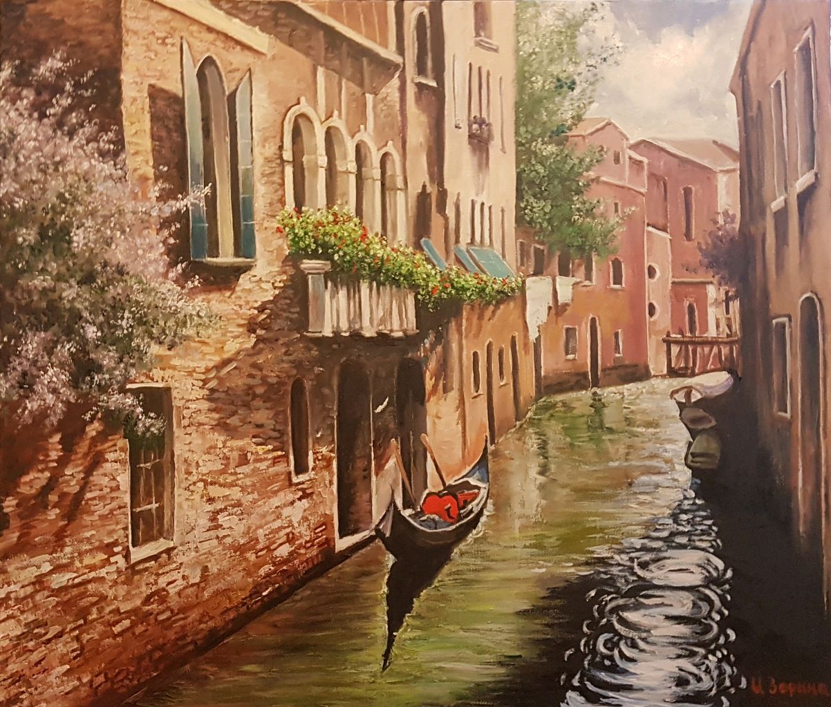 1202x1023 Venice. Oil Painting Shop Online On Livemaster With Shipping - Venice Oil Painting