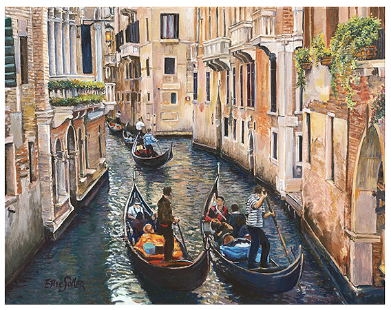 568x450 Eric Soller Fine Art - Venice Oil Painting